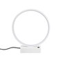 Opviq Halka - 13308 Lámpara de mesa blanca metálica